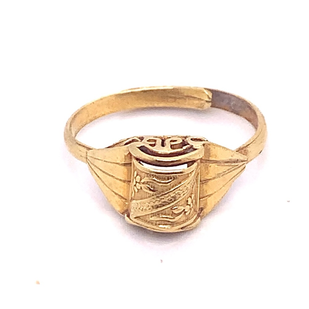 18k Yellow Gold Custom Made Ring 3.7g